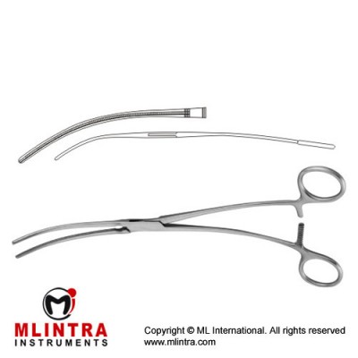 DeBakey Atrauma Aortic Aneurysm Clamp Stainless Steel, 27 cm - 10 3/4" DeBakey Atrauma Aortic Aneurysm Clamp Stainless Steel, 27 cm - 10 3/4"
